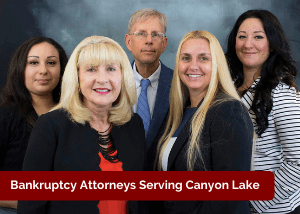 Canyon Lake Bankruptcy Attorney